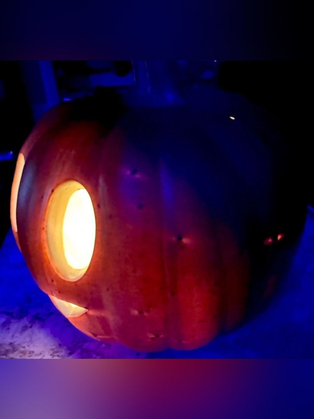 Vintage Pumpkin Jack O Lantern Lighted Halloween Fall Decor - Picture 7 of 14